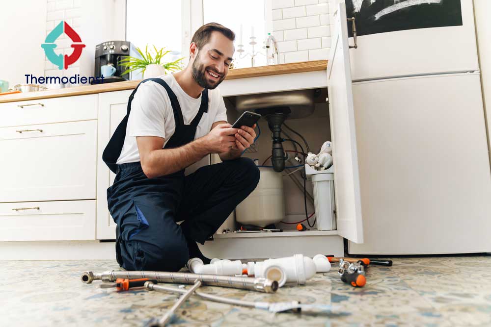 Thermodienst : Loodgieterij, verwarming en lekdetectie - Professionele diensten · Foto’s 3